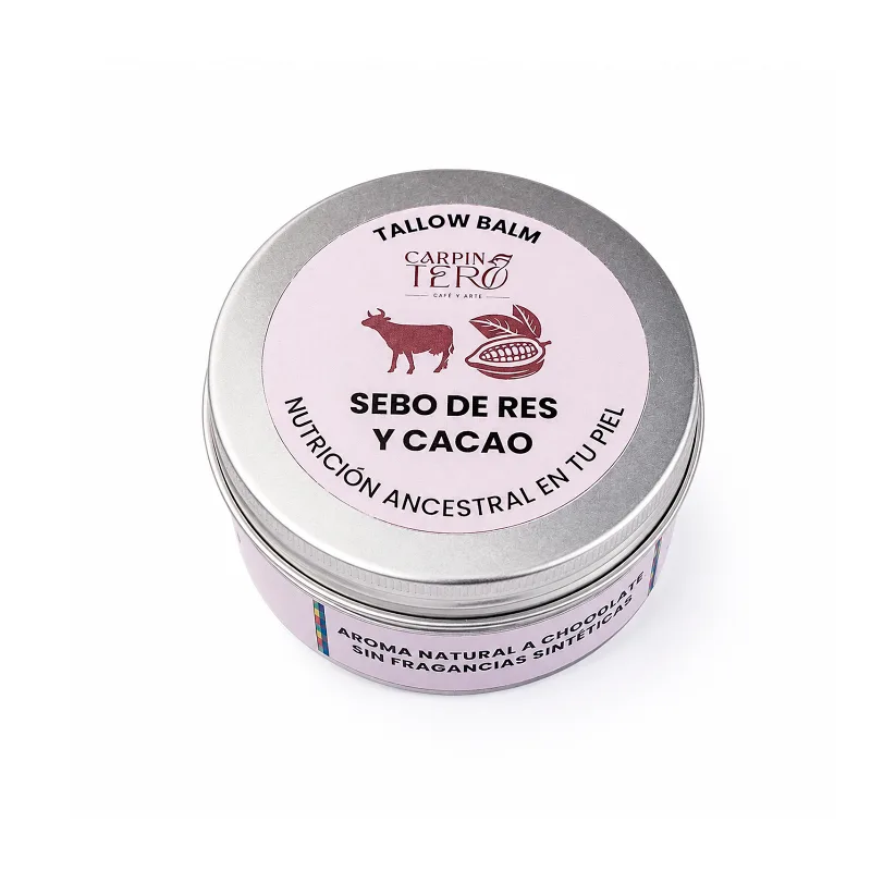 Tallow Balm de Sebo de Res y Cacao 90gr
