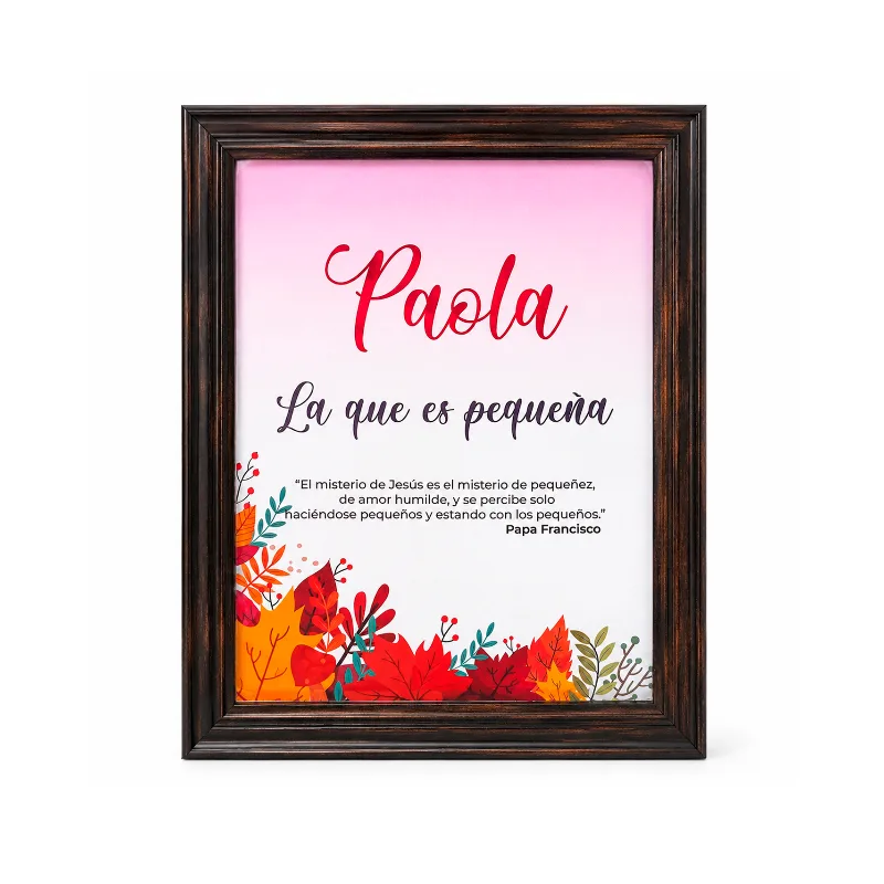 Cuadro Personalizado: Nombre, Significado y Cita